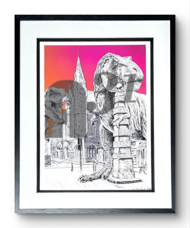 353. Dino's of Dorchesrer print. Corn Exchange 