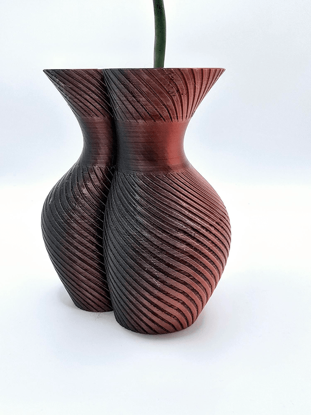 610. Heart shaped Vase with Rose