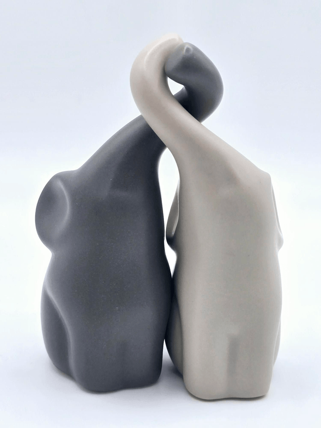 589. Elephant Ornament Set