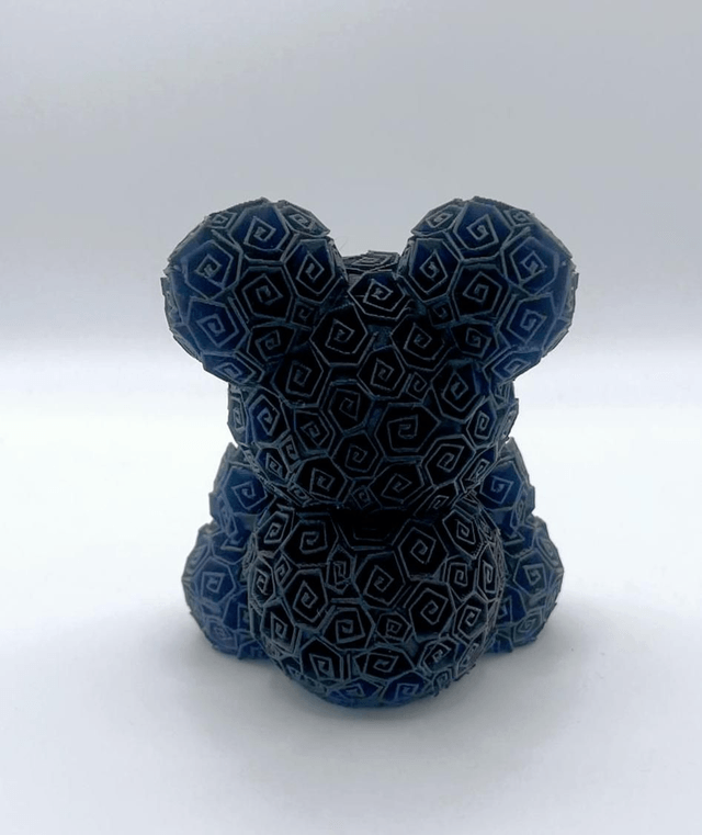 612. Rose Bear 3D printed 