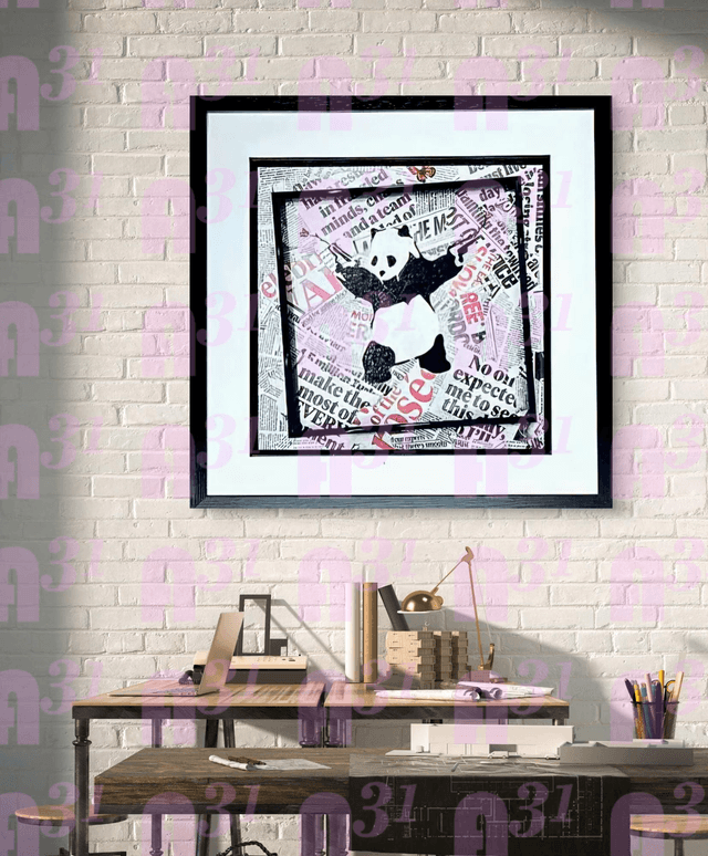 520. War of Roses framed print 