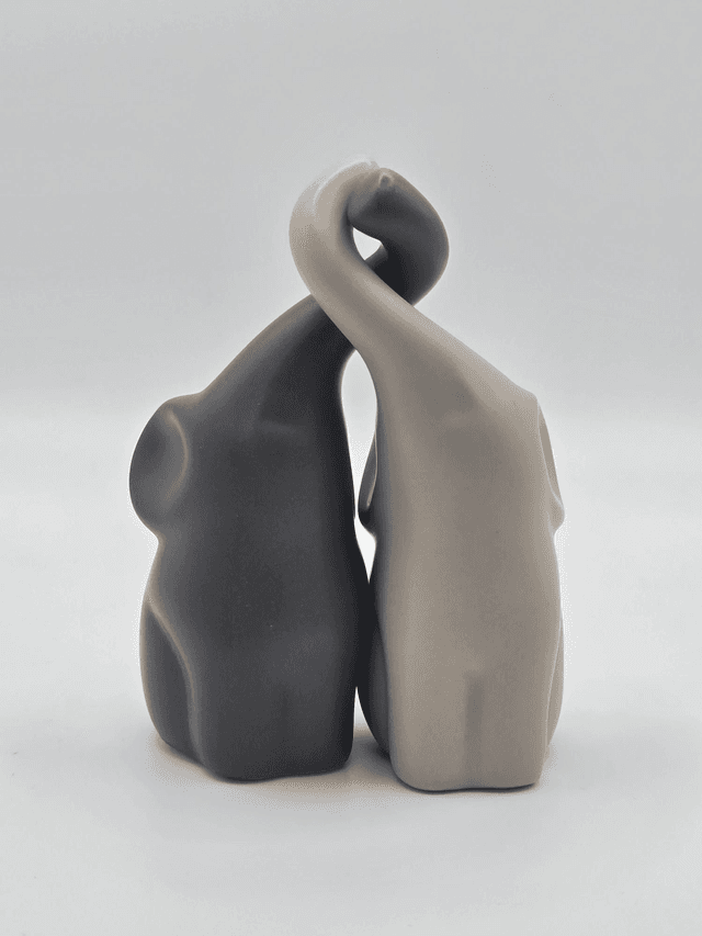 589. Elephant Ornament Set