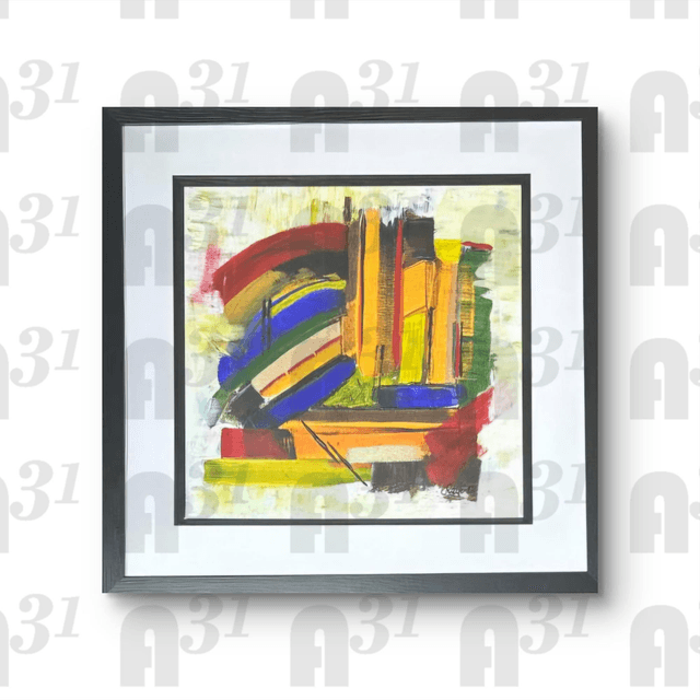 153.  Abstracts. Set of 2 Originals