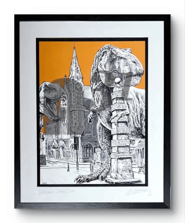 351. Dino&#039;s in Dorchester , Corn Exchange. Dorset Art 