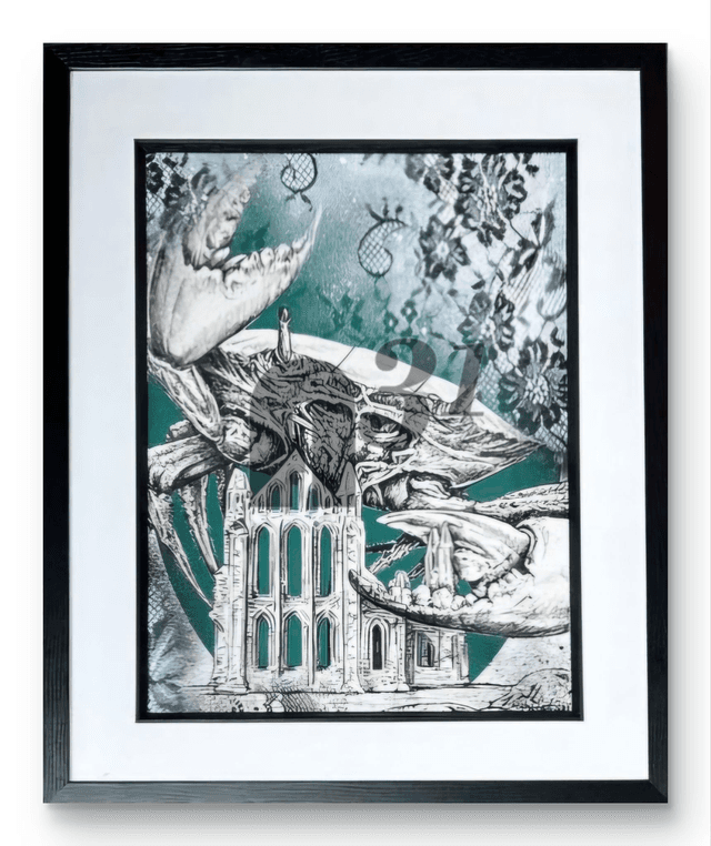 6. Night Crawler Crab Hand Finished Print