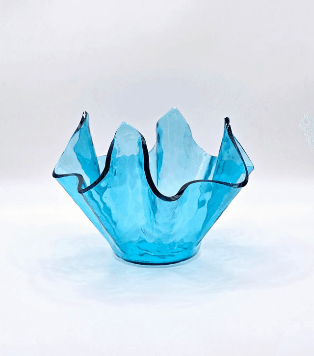 636. Vintage Handkerchief Bowl 